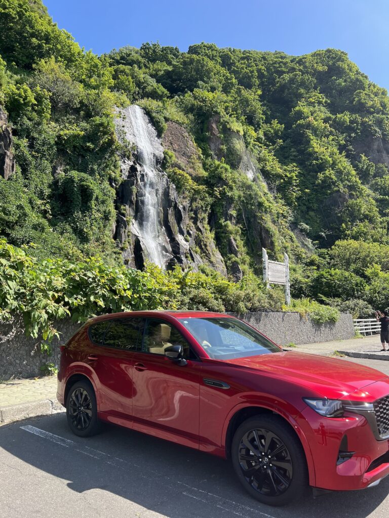 白銀の滝とCX-60