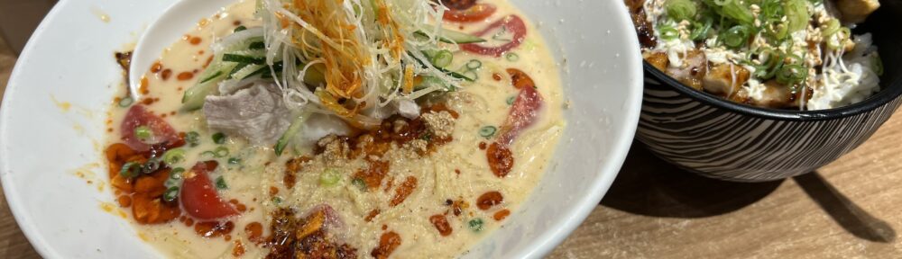 麺鍾馗 冷やし担々麺＋チャーマヨ丼