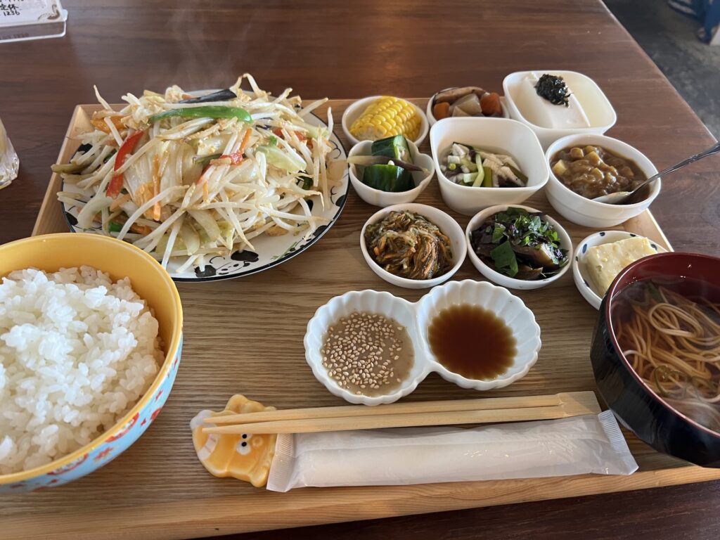 ギョウザとカレーのてっちゃん 餃子定食 餃子以外の品目