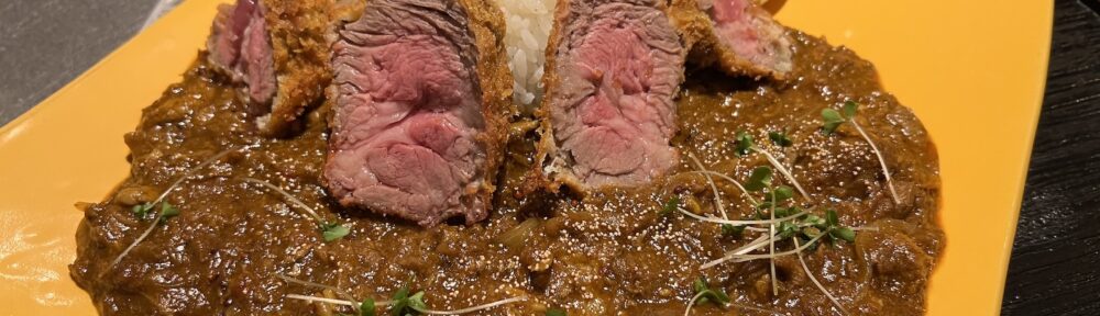 スープカレーしゃば蔵 ラムカツカレー　ご飯＋ルー大盛り