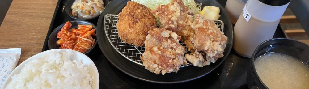 札幌ザンギ本舗 ザンギ＋カニクリームコロッケ定食