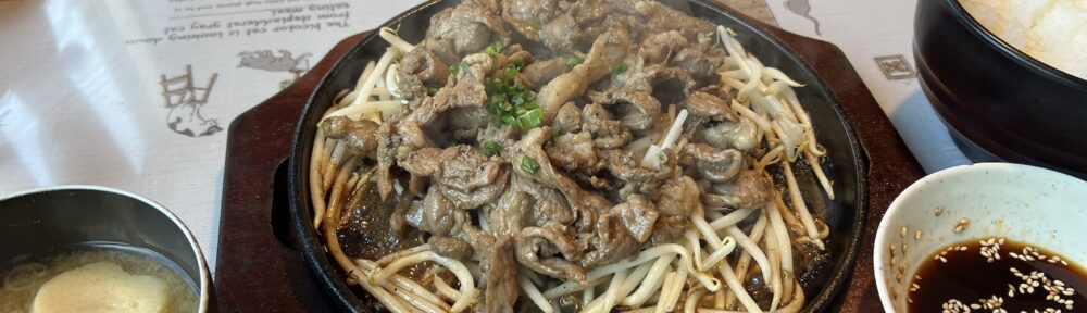 茨戸ガーデン・ノースヒル ジンギスカン定食 味付肉