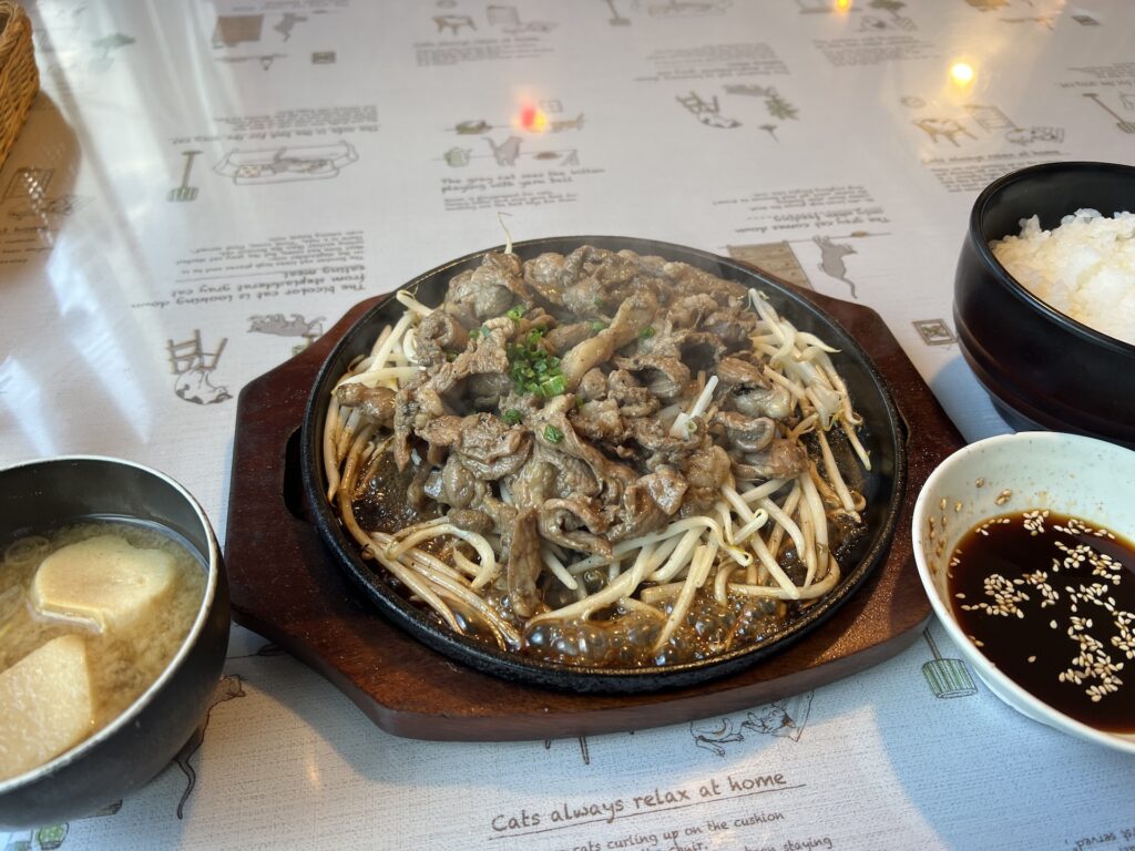 茨戸ガーデン・ノースヒル ジンギスカン定食 味付肉