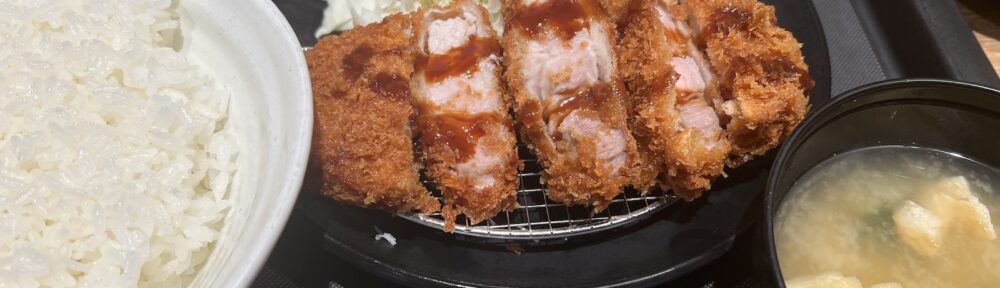 松のや 超厚切りリブロースかつ定食